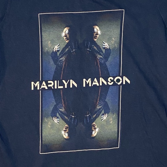 Marilyn Manson Pale Emperor Mirrored T-Shirt - Picture 2 of 4